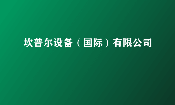 坎普尔设备（国际）有限公司