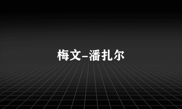 梅文-潘扎尔