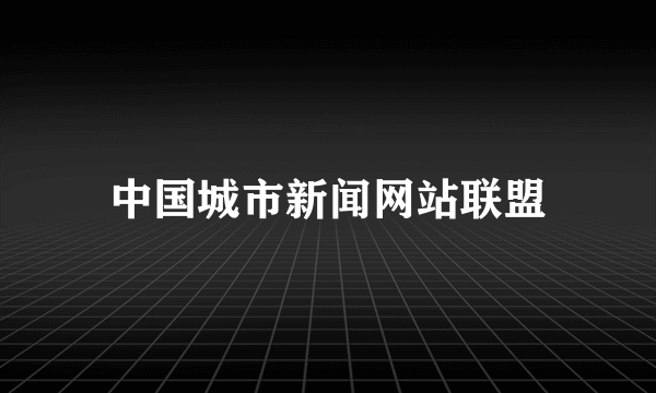 中国城市新闻网站联盟