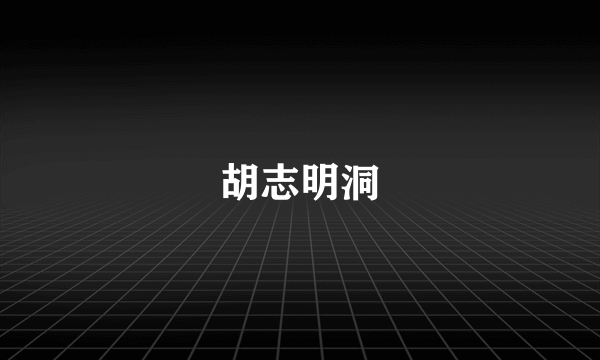 胡志明洞