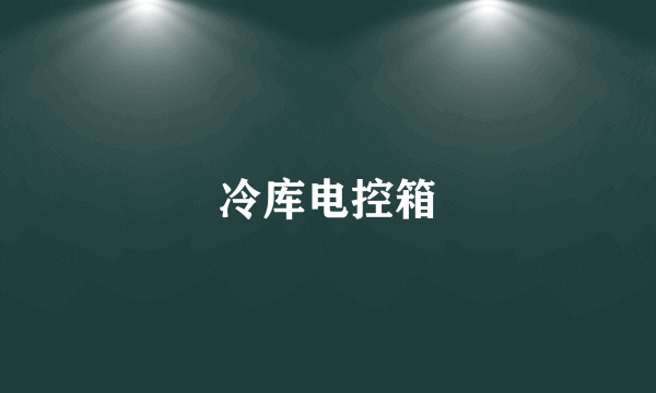冷库电控箱