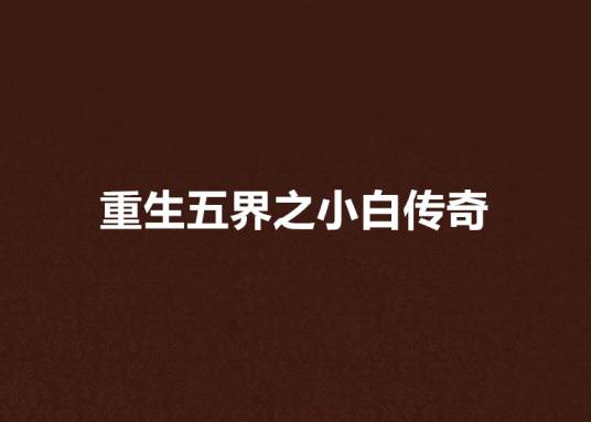 重生五界之小白传奇