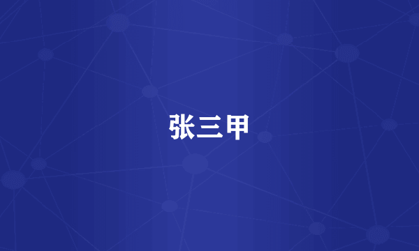 张三甲
