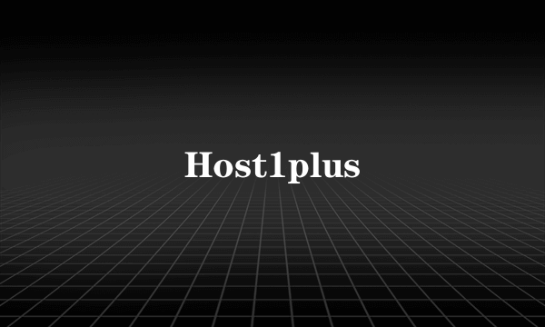 Host1plus