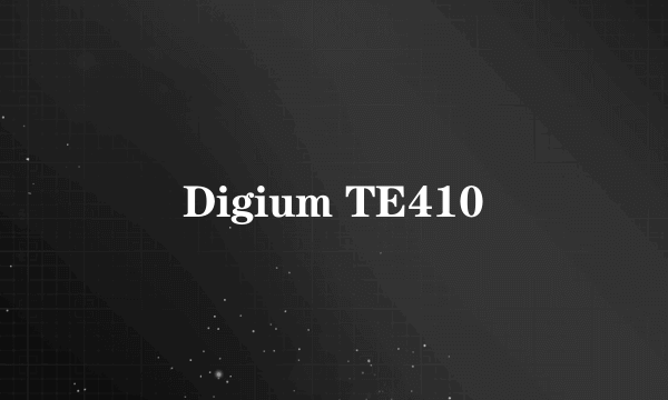 Digium TE410