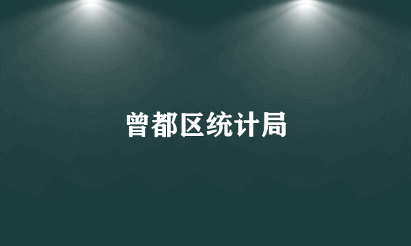 曾都区统计局