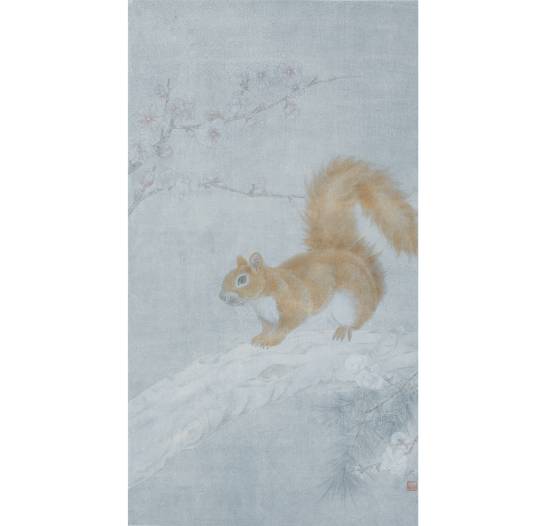 木兰花慢（王君中国画作品）