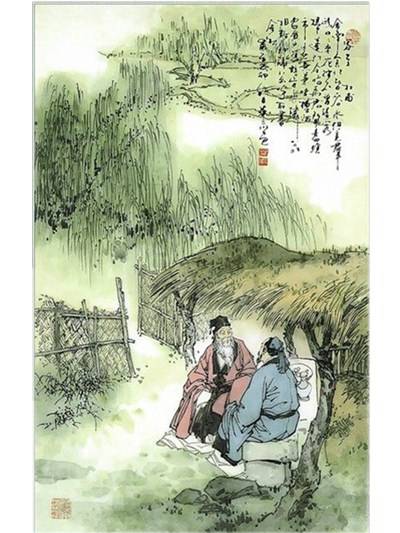 蓬门今始为君开（唐诗《客至》中的句子）