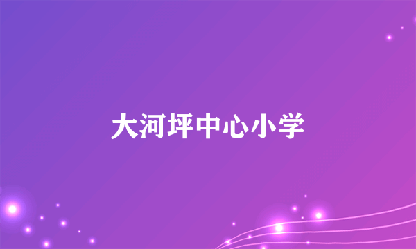 大河坪中心小学