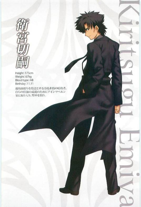 卫宫切嗣（日本轻小说《Fate/Zero》中的男主角）