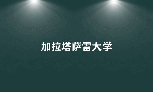 加拉塔萨雷大学
