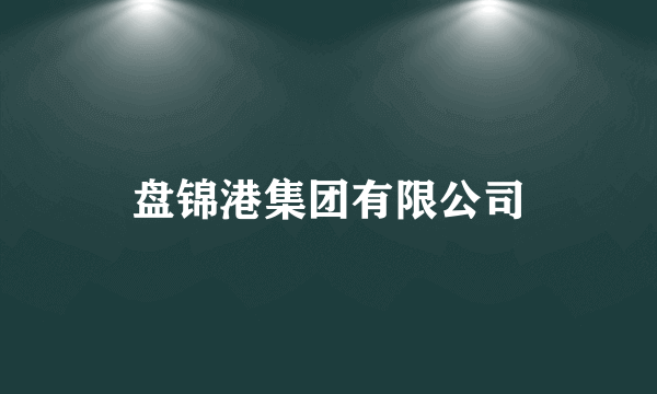盘锦港集团有限公司