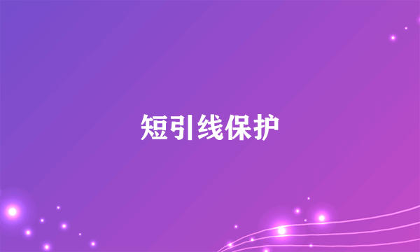 短引线保护