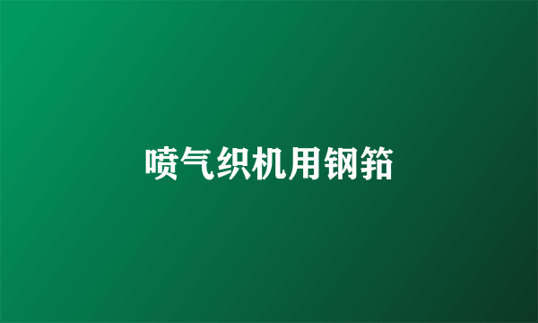 喷气织机用钢筘