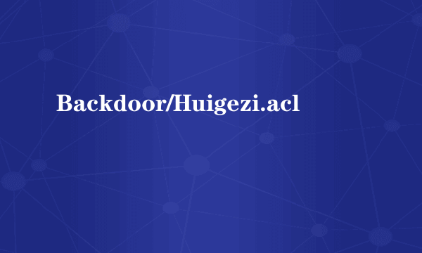 Backdoor/Huigezi.acl