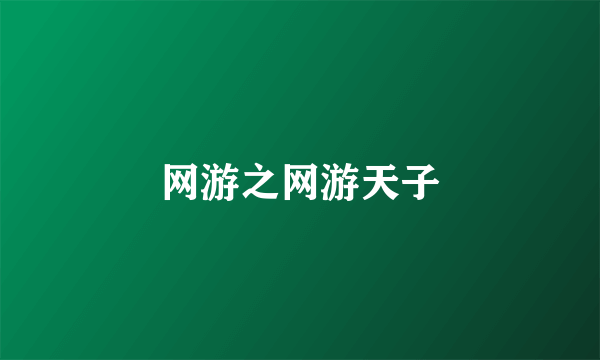 网游之网游天子