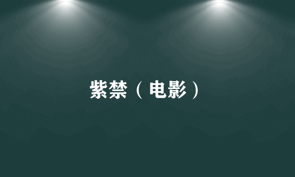 紫禁（电影）