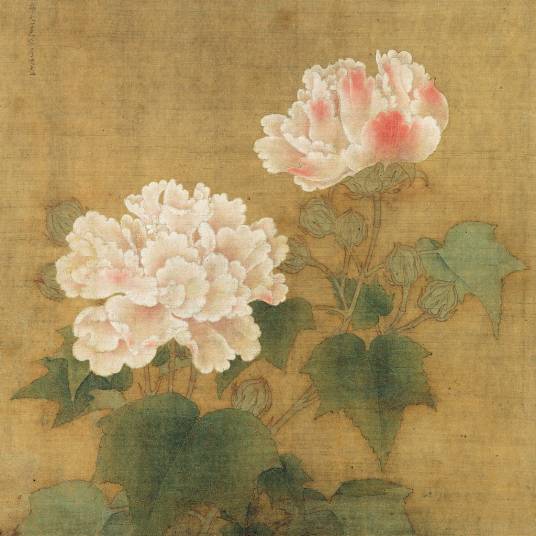红白芙蓉图