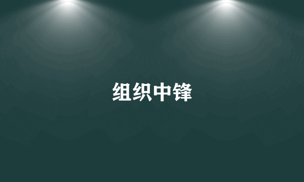 组织中锋