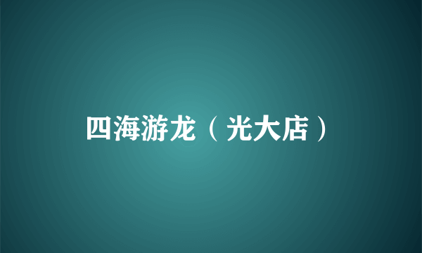 四海游龙（光大店）