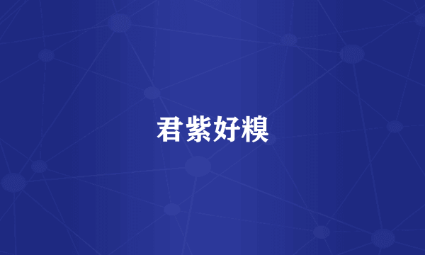 君紫好糗
