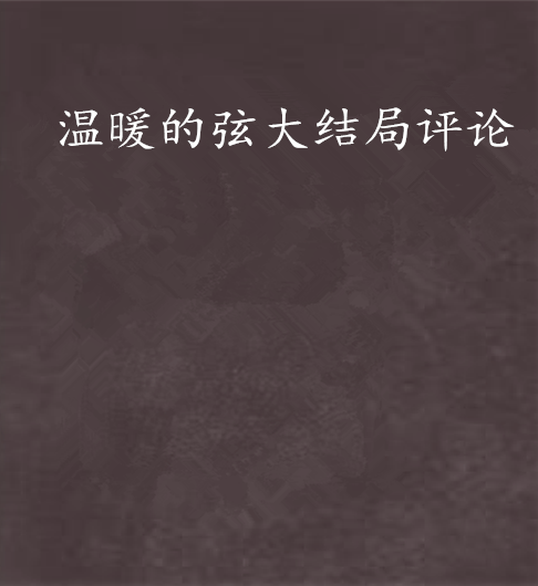 温暖的弦大结局评论