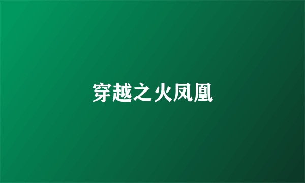 穿越之火凤凰