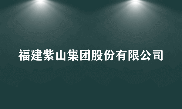 福建紫山集团股份有限公司
