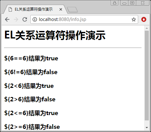关系运算符
