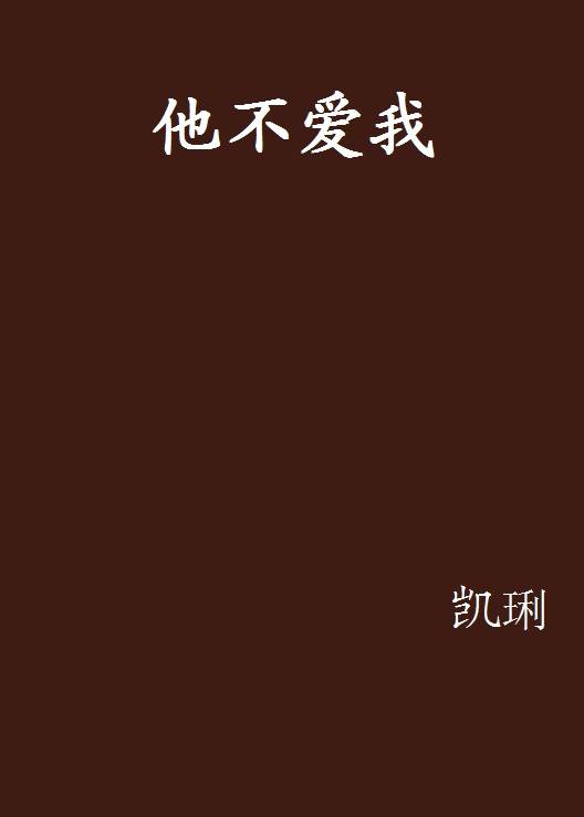他不爱我（2007年果树出版社出版的图书）