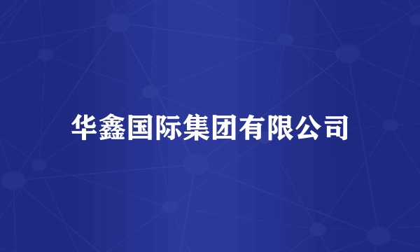 华鑫国际集团有限公司