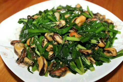 韭菜炒淡菜