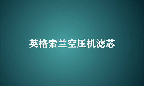 英格索兰空压机滤芯