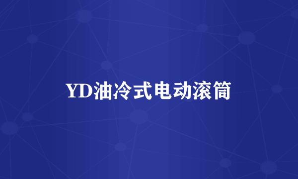 YD油冷式电动滚筒