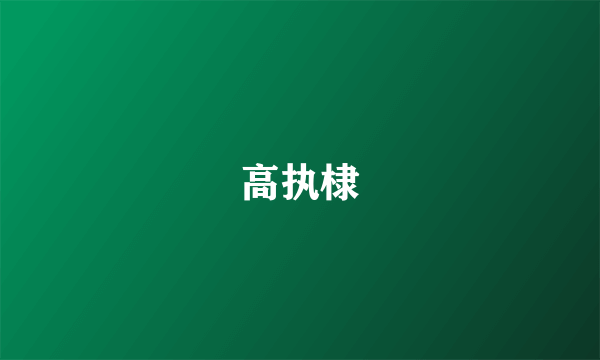 高执棣