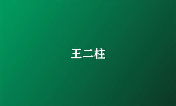 王二柱