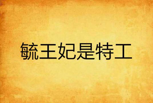 毓王妃是特工