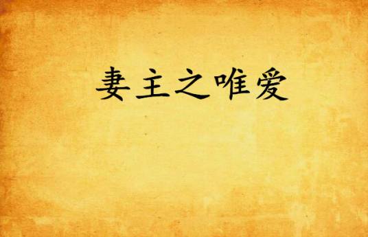 妻主之唯爱