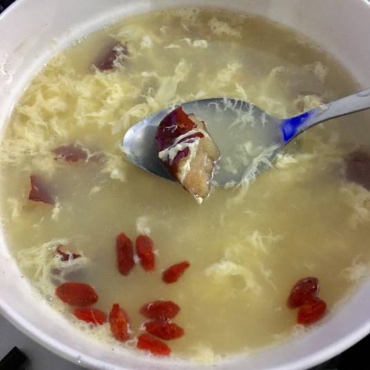 姜枣茶冲蛋