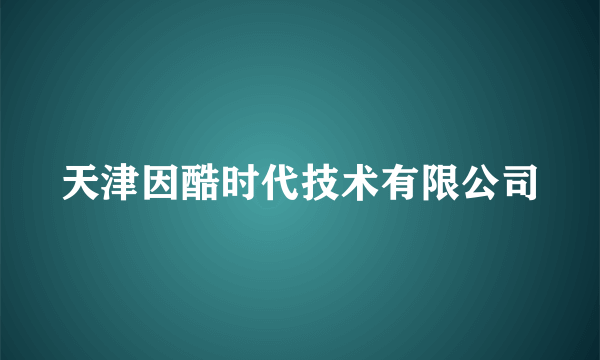 天津因酷时代技术有限公司