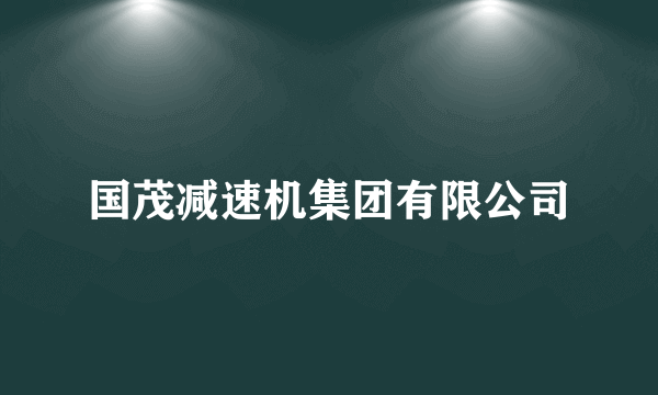 国茂减速机集团有限公司