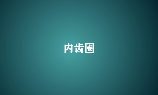 内齿圈