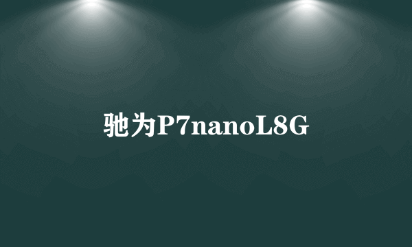 驰为P7nanoL8G