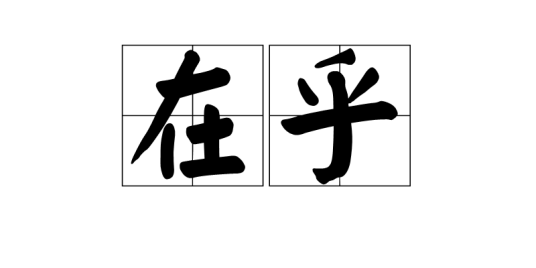 在乎（汉语词语）
