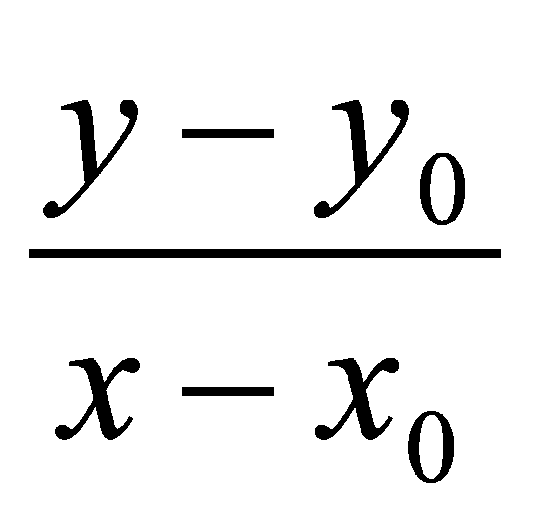 点斜式方程