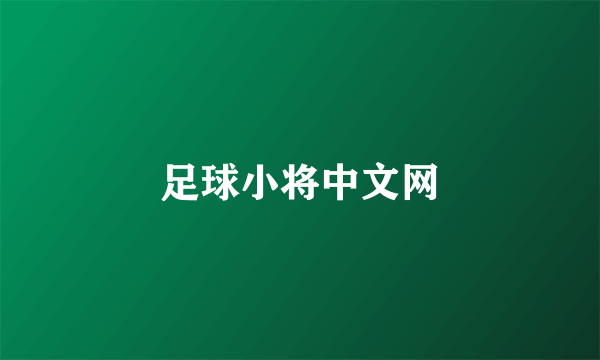 足球小将中文网