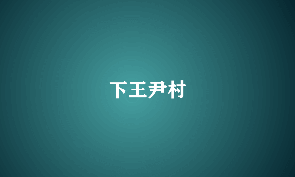下王尹村
