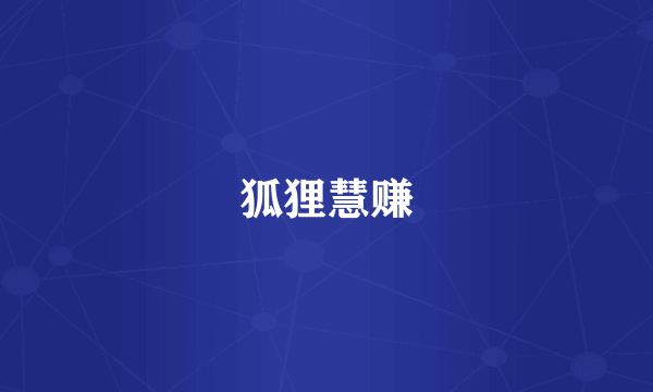 狐狸慧赚