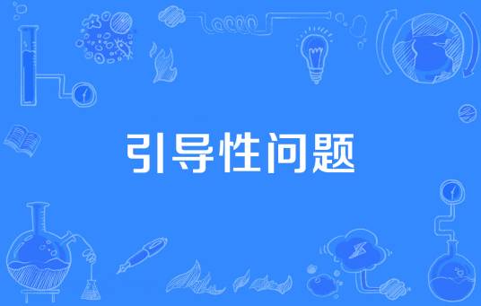 引导性问题