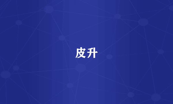 皮升